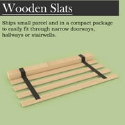Continental Sleep, 0.75” Horizontal Mattress Support Wooden Slats, Twin