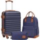 thumbnail image 1 of Luggage Sets Suitcase Set 3 Piece Luggage Set Carry On Hardside Luggage with TSA Lock Spinner Wheels ( 3 piece set (BP/TB/20)) ShopWise Round, 1 of 6