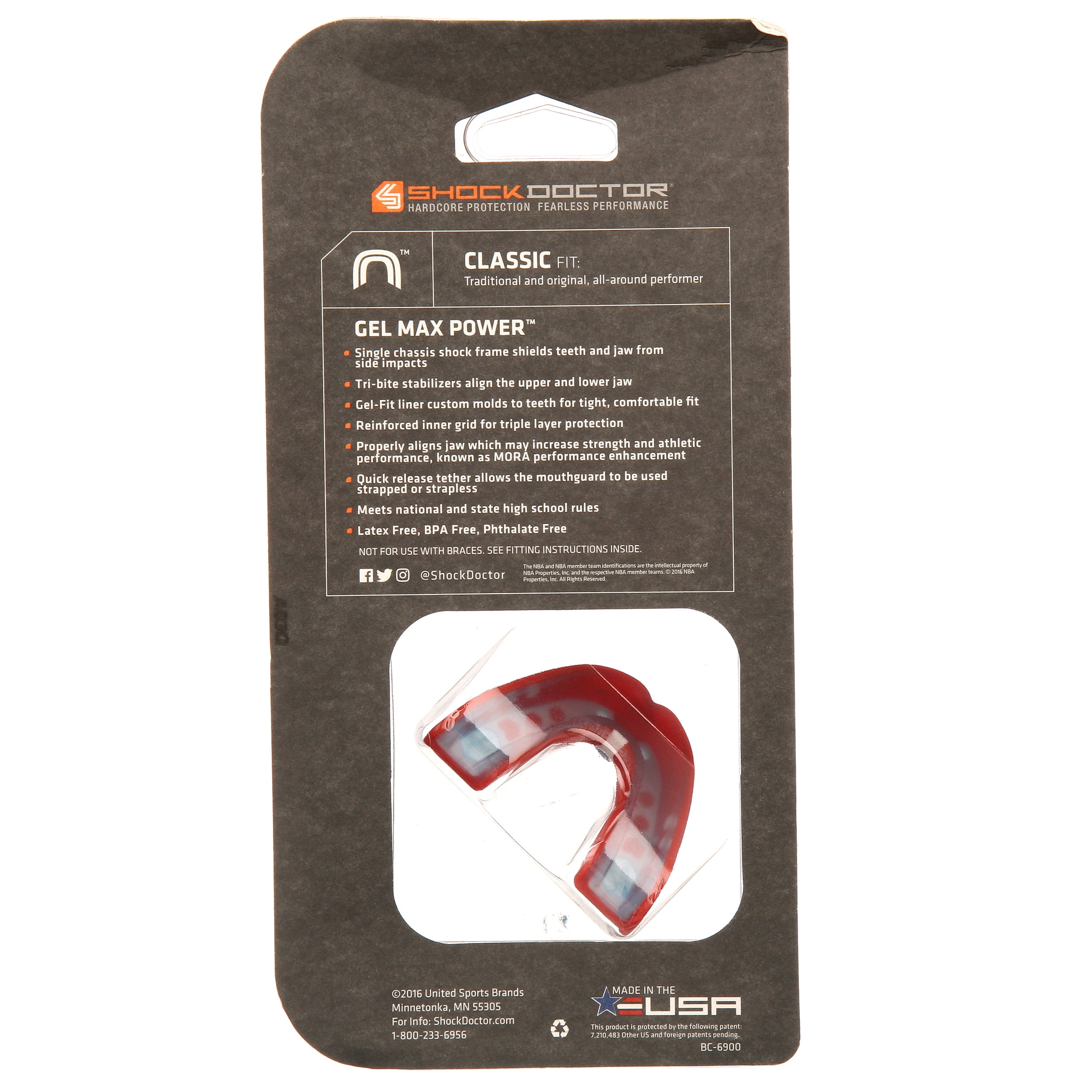 Shock Doctor Sport Mouth Guards, Multicolor, 1.13 x 4.50 x 9.00 Inches -  Walmart.com