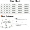 thumbnail image 2 of USSUMA Workout Shorts Women Solid Color Pull-on Elastic Mid Waist Shorts with Pockets Trendy Shorts Linen Wide Leg Regular Fit Flowy Shorts for Street Black, 2 of 5