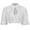 #003 White, variant on Women’s Floral Lace Stand Collar Cropped Short Sleeve Blouse, Back Split Sheer Layering White Cover Top (#001 White,XXL)