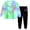 c0730-ps Green, variant on Girls Outfits Size 10-12 Kids Girl Clothes Tie Dye Heart Print Long Sleeve Top and Pants Toddler Girl Outfits