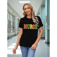 thumbnail image 4 of Camiseta NEWKA Nurse para mujer Juneteenth Nursing Life, 4 of 6
