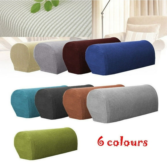 1 Pair Removable Arm Stretch- Sofa Couch Chair Protector Armchair Covers Armrest