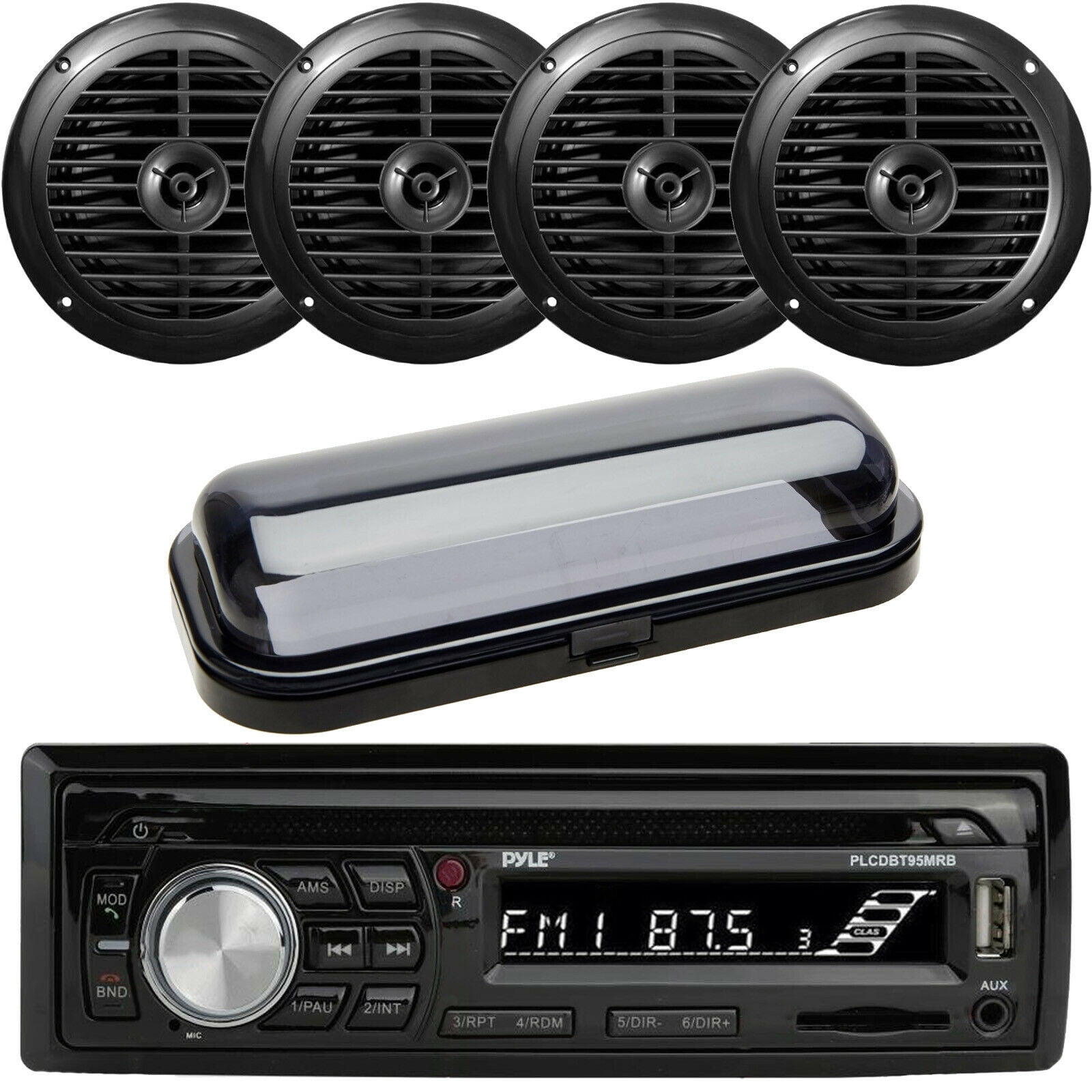 marine radio and speakers walmart