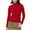 Red, variant on Rutainlusire Womens Fashion Warm High Neck Comfy Sweaters Women's Turtleneck Sweater Long-sleeved RibbedKknit Slim Warm Base Layer