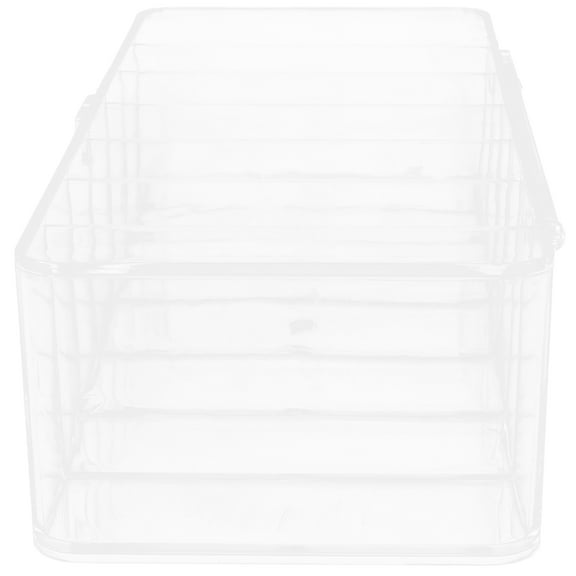 LOLIPPYY Plastic Baseball Card Storage Box White Convenient and Practical Organizer for Trading Cards 4.5 x 3 x 2.5 inches