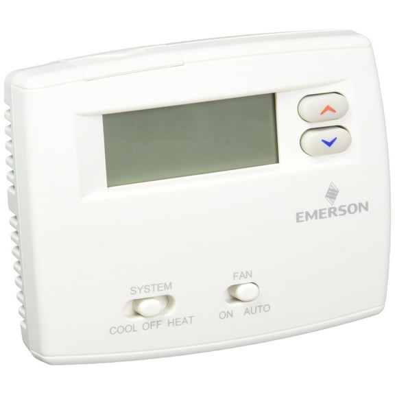 Emerson 1F86 0244 Non Programmable Thermostat 1H/1C, Blue CA2