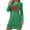 Green#3, variant on LOPECY-Sta Sleep Dress for Women Long Sleeve Sleep Shirts Round Neck Loose Comfortable Short Nightgowns Sleepshirts for Home