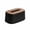 Black, variant on Tissue Box,Minimalist Stripe Style Tissue Dispenser Arched Handkerchief Box with Grain Lid for Wet Wipes and Paper,Living Room,Bedroom,Beige