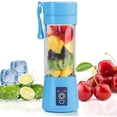 thumbnail image 1 of Smoothie Maker, Personal Blender Stand Mixer with 6 Stainless Steel Knives, Juicer USB Rechargeable and 380ML Capacity, Suitable for Families, Camping and Sports, 1 of 6