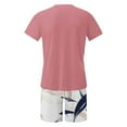 thumbnail image 5 of GERsome Men's 2 Piece Outfits Short Sleeve Crewneck Summer T Shirts and Casual Shorts Tracksuits Set S-4XL, 5 of 5