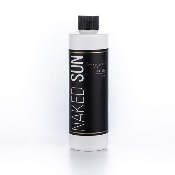 Naked Sun Honey Glow Violet Rapid Spray Tan Solution - 8 oz Airbrush Sunless Self Tan Spray