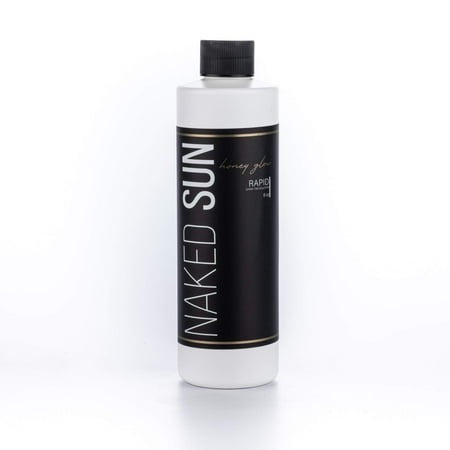 Naked Sun Honey Glow Violet Rapid Spray Tan Solution - 8 oz Airbrush Sunless Self Tan Spray