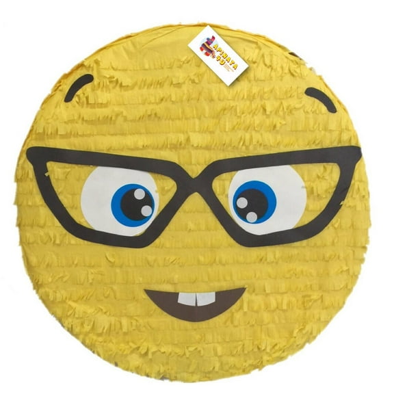 Nerd Emoticon Pinata 16"