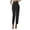 Black, variant on Womens Pants Satin High-Waisted Trousers Silk Pocket baggy pleasure Straight-Leg Pants Regular For Office Work Business Black