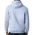 thumbnail image 2 of Men's Starter Heather Gray New York Islanders Mesh Look Team Name Logo Tri-Blend Pullover Hoodie, 2 of 2