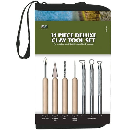 Claw Tool - Art Advantage Clay Tools With Free Case 14 Piece Set