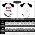 thumbnail image 4 of CutiePlusU Cotton Button Crotch Bodysuit Onesie Pajamas Classics Romper - Love Pink+Black S, 4 of 5