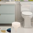 thumbnail image 3 of HINTRMENT Small Step Stool PVC Stable Seating Beige 1Pcs for Toilet Training, 3 of 8