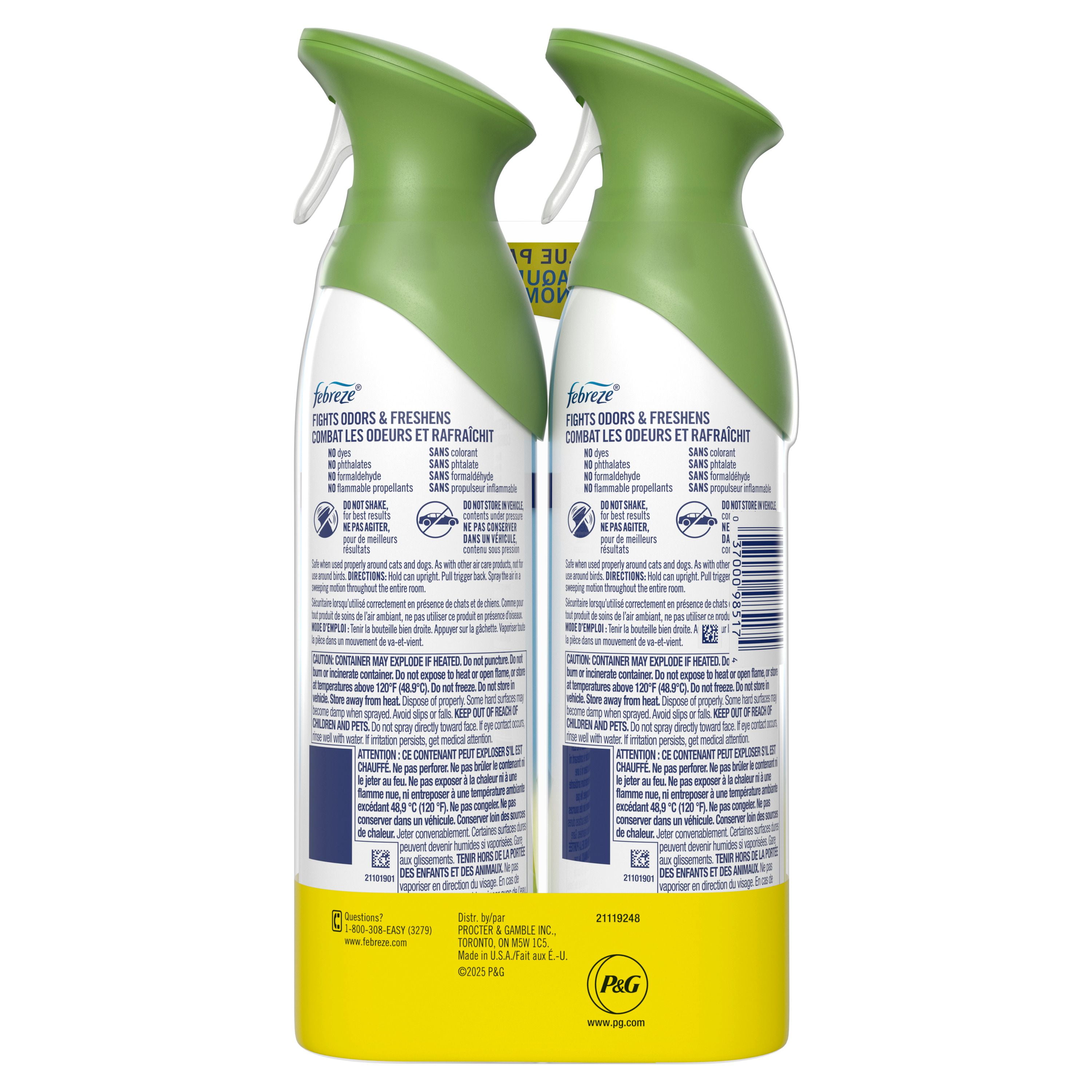Febreze Air Freshener Spray, Odor-Fighting Room Spray, Gain Original Scent