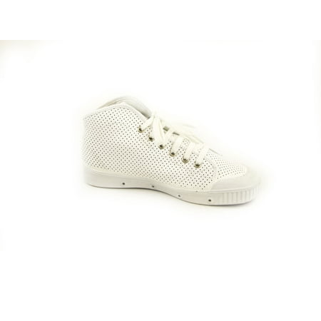Spring Court Women's Leather B2 Punch Sneakers White 7