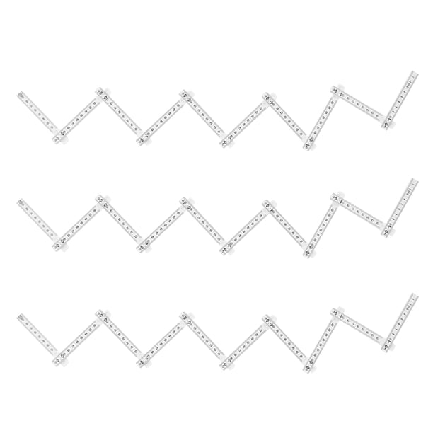 Regla de Carpintero plegable ANGGREK 3 uds madera Resistencia Al Desgaste 1 m
