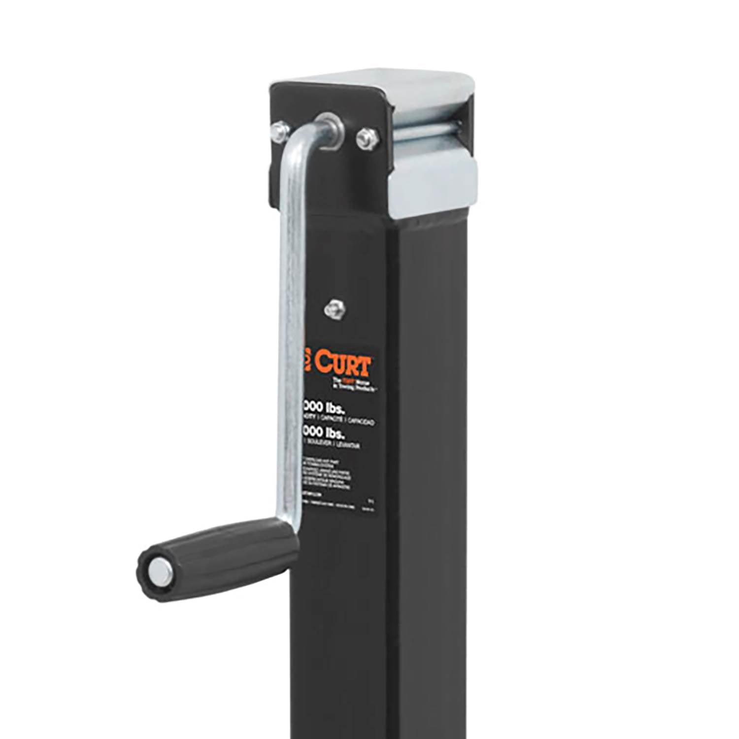Curt 28575 Side Wind Heavy Duty Drop Leg Jack
