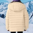 thumbnail image 6 of OGLCCG Quilted Puffer Jacket for Girls Full Zip Long Puffer Coat with Pockets Lightweight Winter Warm Down Jacket with Hood 3-12 Years, 6 of 8