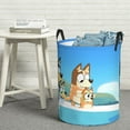 thumbnail image 6 of Johaoi Bluey Pattern Round Large Laundry Basket -Storage Basket - Toy Storage Basket, Perfect as Hamper, Kids Room Storage, and Toy Containment-Small, 6 of 6