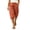 Orange 22, variant on Karymi Women's Shorts Capri Jogger Pants, Elastic High Waist Baggy Cropped Harem Pants, Boho Casual Trousers With Side Pockets