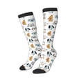 thumbnail image 2 of Daiia Sports Socks Puppy Printed Novelty Crew Socks for Men Women Knee High Socks Cotton Socks Soft & Breathable Support Unisex Socks, 2 of 9