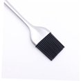 thumbnail image 3 of Barbeque Oil Brush Basting Brush Barbeque Sauce Brush Handle Tool Silicone Brush Grill Brush Silver Bbq Meat Brush, 3 of 5