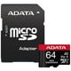 thumbnail image 2 of Memoria Micro SDXC 64GB ADATA UHS-I U3 Clase 10 V30S A2 Video Full HD, 2 of 5