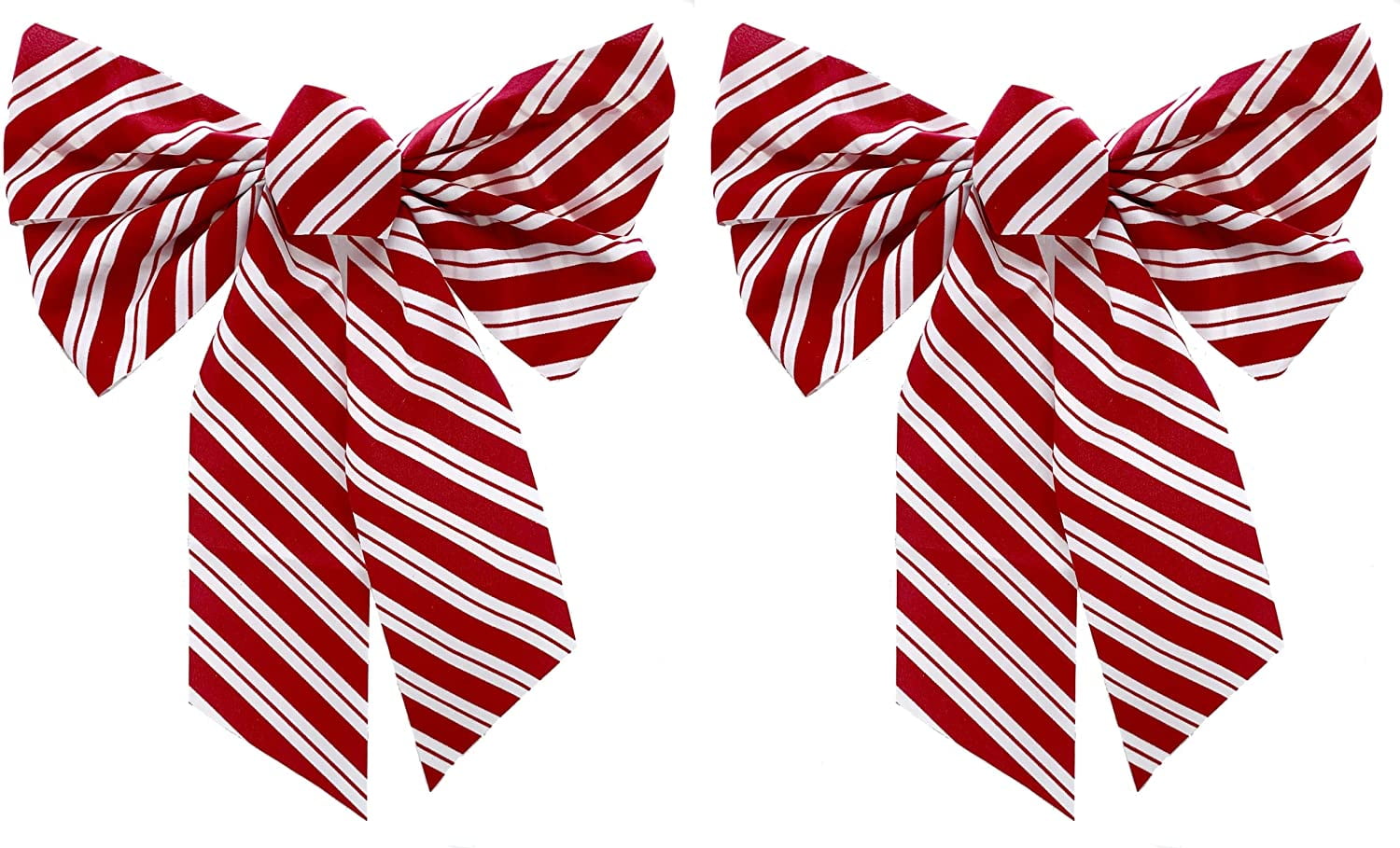 Details about   10 Small Candy Cane Bows 