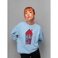 thumbnail image 2 of Classic Cup Design - Retro ICEE 'Coldest Drink In Town' Sweatshirt Women's, 2 of 4