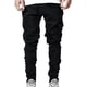 thumbnail image 2 of Men Cargo Combat Denim Pants Skinny Jeans Casual Trousers Jeggings, 2 of 5