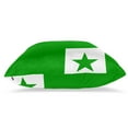 thumbnail image 3 of Flag Of Esperanto Couch Square Decorative Throw Pillow Covers Set of 2 for Sofa Bed Cushion Covers Home Decor 16"x16", 3 of 7