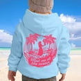 thumbnail image 6 of Tiweut Casual Hoodies for Girls Long Sleeve Hooded Soft Sweatshirt Beach Graphic Hoody Kids Cute Pullovers Top Clothes Relaxed Fit Blouses 6-7 Y, 6 of 8