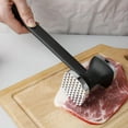 thumbnail image 3 of Black Meat Tenderizer, 1 Count Modern Stainless Steel Meat Hammer, Manual Meat Tenderizer, Kitchen Meat Utensils, Kitchen Gadgets for Home Use, Kitchen Supplies, 3 of 6