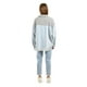 thumbnail image 3 of Chamarra con diseño combinado Roman Fashion /Juvenil, 40624 ( Azul light) azul cielo G, 3 of 6