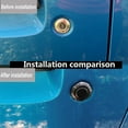 thumbnail image 3 of 2X for  Jimny 2019 2020 2021 Car Door Key Hole Decoration Cover Trim Door Lock Cover ABS Molding Exterior, 3 of 8