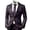 Purple, variant on LTTVQM Mens Light Single Button Lapel Suit Jacket Halloween Spider Web Full Print Holiday Party Blazer (Excluding tie and pocket decoration) Purple XL