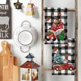 thumbnail image 5 of &nbsp;SOME THING Gnome Truck Christmas Kitchen Towels Dish Towels, 18x26 Inch Holiday Believe Xmas Tree Winter Decoration Hand Towels Set of 2, 5 of 6