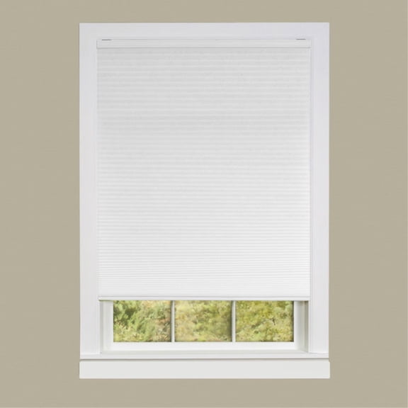 Ergode Cordless Honeycomb Cellular Pleated Shade 36x64 - White