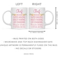 thumbnail image 5 of CTDream 11oz. Coffee Mug Gift for Women, Chef Because Super Amazing Life Changing Miracle Worker Isn't an Official Job Title, Floral Flowers, 1-Pack, Birthday Christmas Gift Ideas for Her, 5 of 7