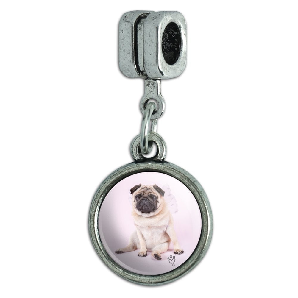 pug charm bracelet