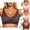 Beige, variant on BWASD Womens Sports Bras Fashion Leopard Print Soft Comfortable Wireless Underwear Seamless Supportive Lift Up Bralette Everyday Jelly Bras Trendy (Black M)