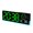 Green light, variant on Misright Modern Electronic LED Wall Clock with Calendar Alarm and Temperature Readout