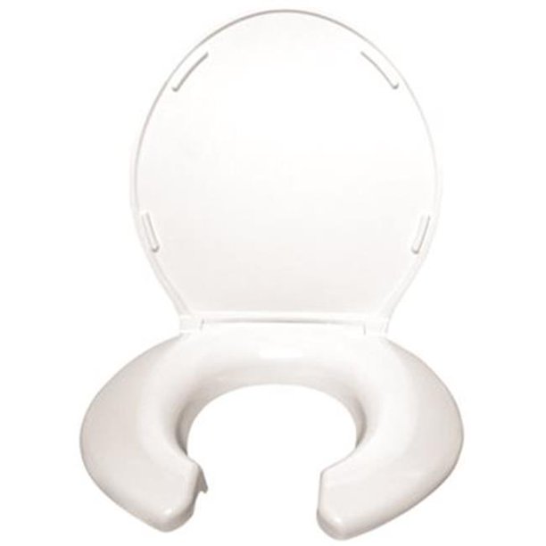 Hardware Express 24452633W Big John Open Front Toilet Seat With Cover